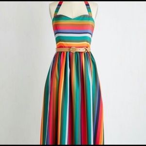 ModCloth rainbow dress size Medium